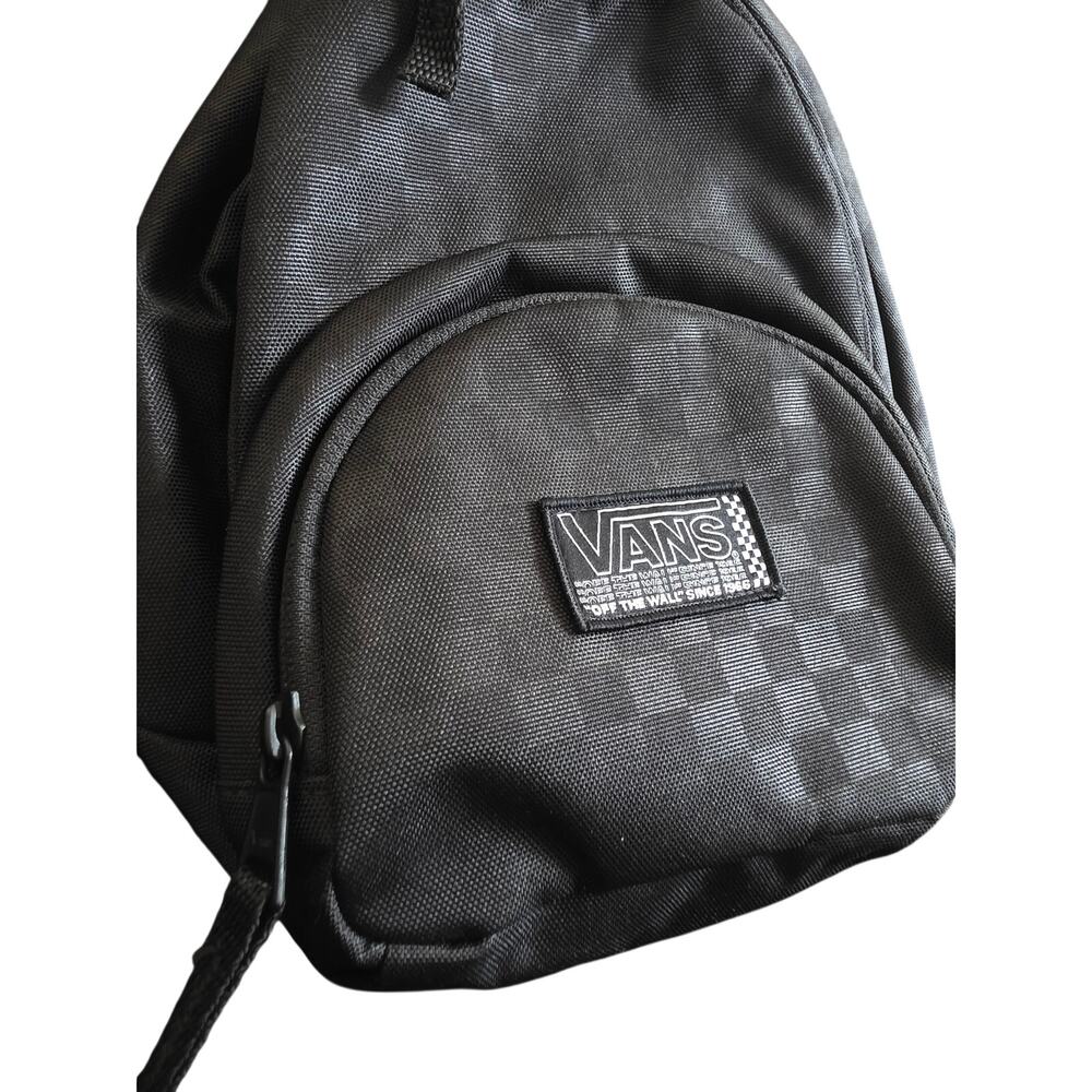 Vans "Got This" Mini Backpack - Black Checkered Casual Daypack